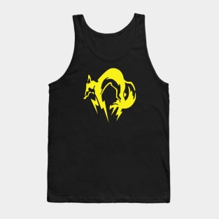 FOX Logo Yellow Tank Top